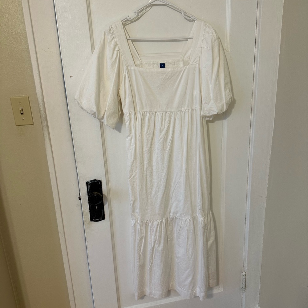 White Dress Midi